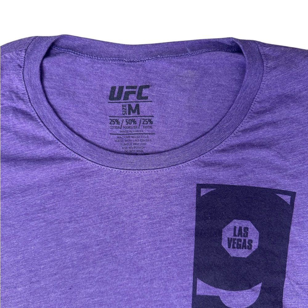 UFC Las Vegas 1993 Purple Black Tee Women Size Medium NWOT $30 MSRP - Picture 2 of 2